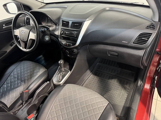 Hyundai Solaris 2014 1.4 AT (107 л.с.) Красный 84041014 фото 11