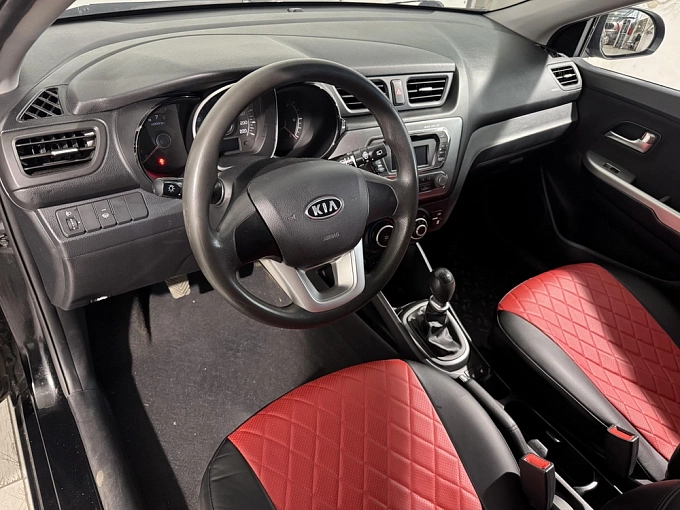 Kia Rio 2012 1.6 5MT (123 л.с.) Чёрный 83659356 фото 10