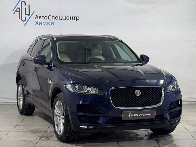 Jaguar F-Pace 2017 2.0d AT 4WD (180 л.с.) Синий 82708373 фото 2