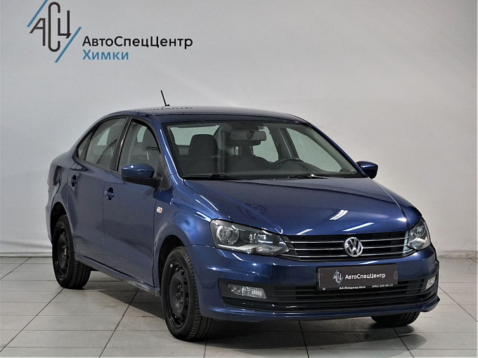 Volkswagen Polo 2017 1.6 AT (110 л.с.) Синий 66919979 фото 2